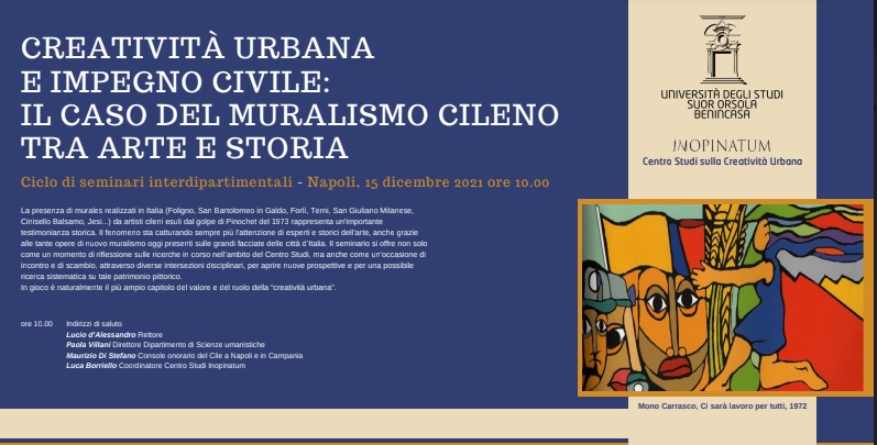 Inopinatum: seminario dedicato al muralismo cileno